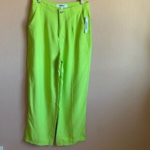 DKNY Men's Bright Green Chinos